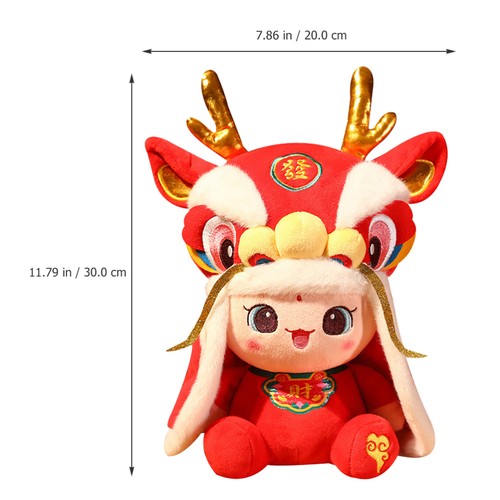 Stuffed Dragon Plush Dragon Doll Cartoon Doll Dragon Modeling Doll Decoration - Picture 9 of 12