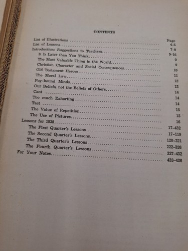 Tarbell's Teacher's Guide Improved Uniform Course 1938 Sunday School Hardcover - Picture 10 of 17
