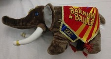Ringling Bros and Barnum  Baily Circus 137th Edition Plush Elephant