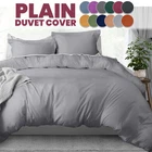 Luxury Textured Duvet Cover Set Soft Microfiber Bedding Quilt Cover Queen King