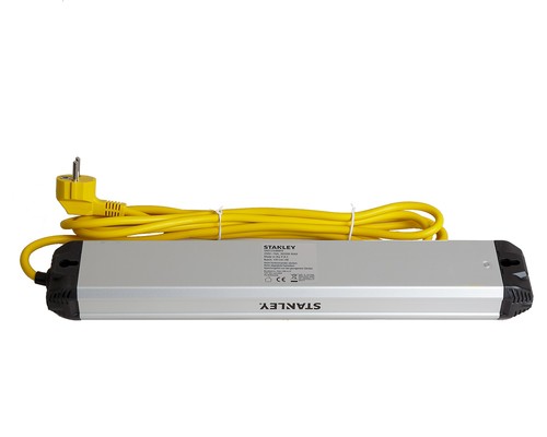 Stanley ALU Multiprise 6 Prises avec Interrupteur IP20 3m Câble Multiprise - Photo 7/10
