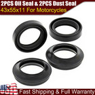 1 Set Front Fork Damper Shock Absorber Fork Dust And Oil Seal For Motorcycle