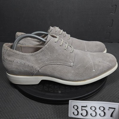 Stacy Adams Shoes Mens Size 10 Gray Suede Derby Dress Oxford Comfort 25014-851