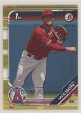 2019 Bowman Draft Gold 34/50 Will Wilson #BD-182 i5q