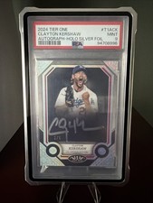 2024 Topps Tier One Clayton Kershaw Auto /5 PSA 9 POP 1