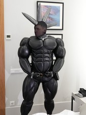 Big Muscle Suit - black for cosplay or halloween, events batman venom spider man