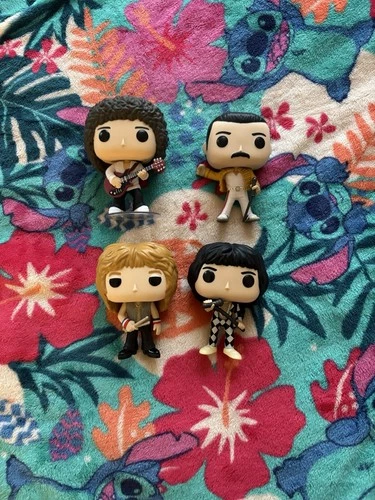 Lot of Four Queen Funko Pops Pop Rocks