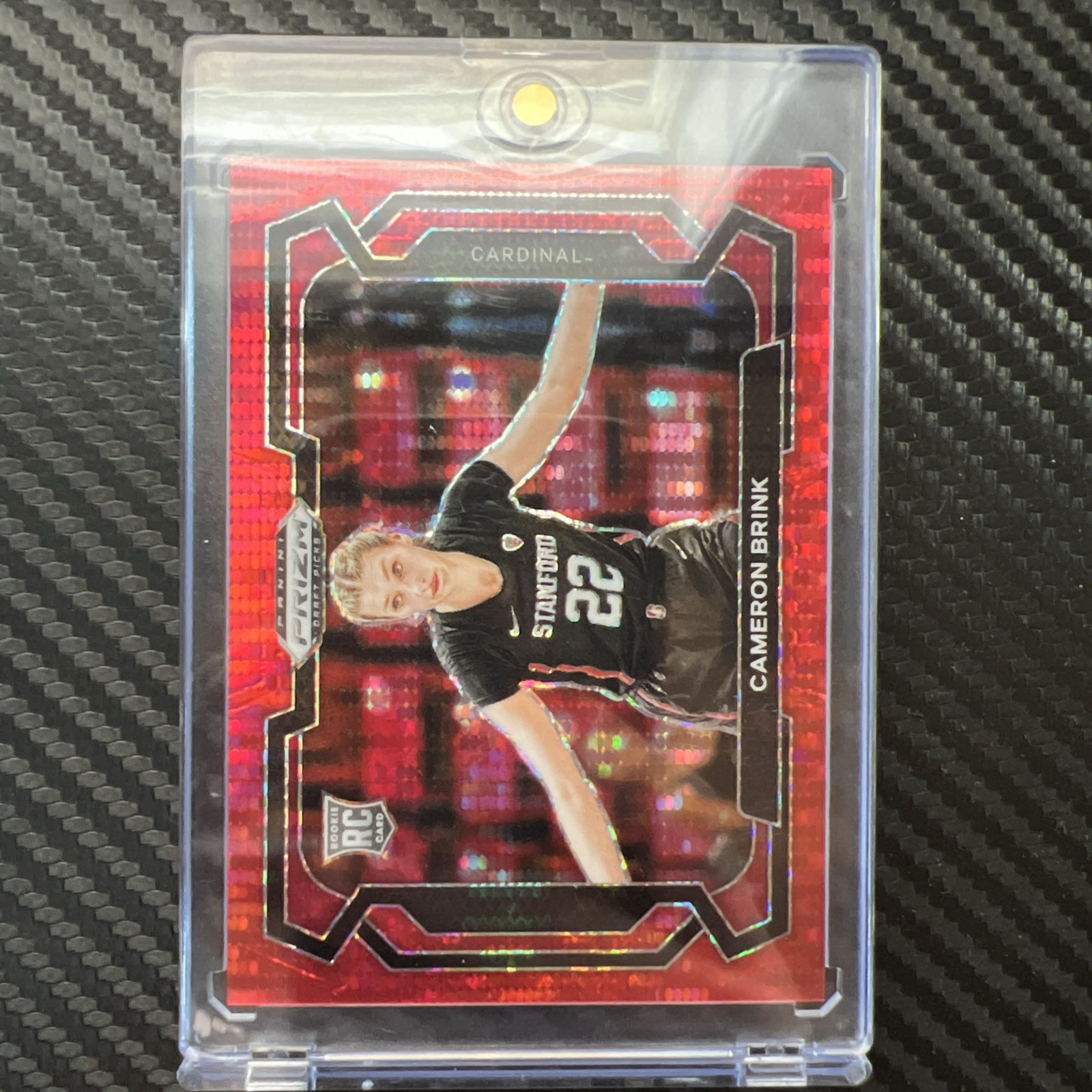 2024 Panini Prizm Draft Picks - Cameron Brink #89 Red Pulsar Prizm /299 (RC)