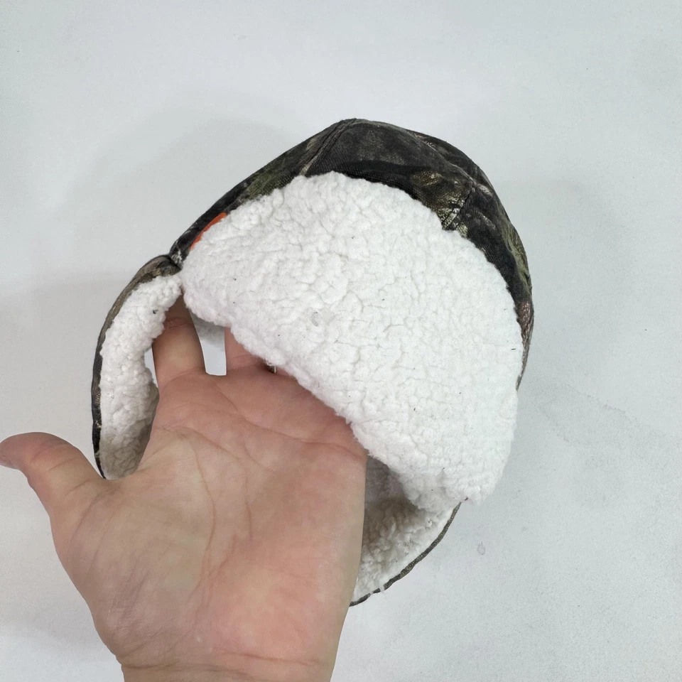 Sombrero Carhartt Trampero Ajustado Juvenil Infante Niño Camuflaje Sherpa Forrado Oreja Solapa Foto 3 de 4