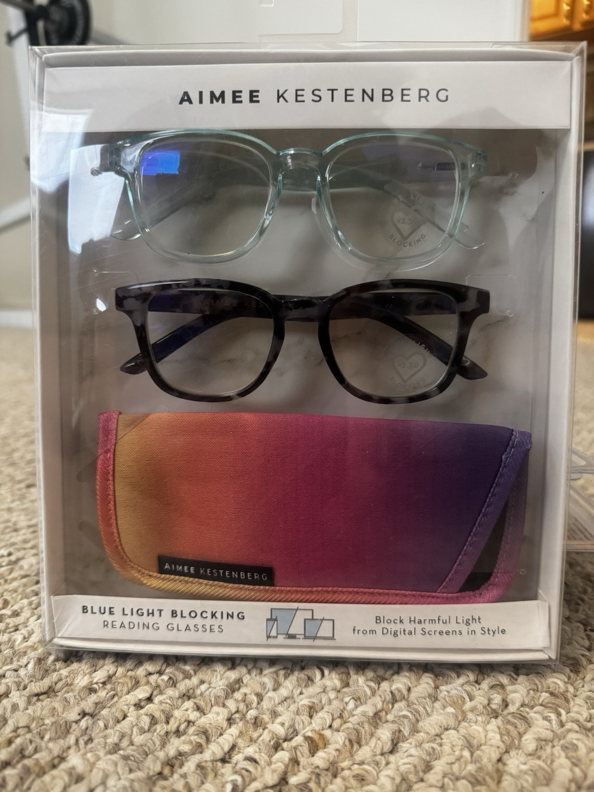 Blue Light Blocking Glasses for Screen Time & Eye Strain Relief  -image