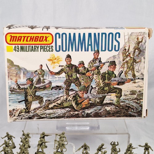 Matchbox P-5006 British Commandos 48 Stück Maßstab 1/76 1983 1 Stück fehlt - Bild 2 von 17