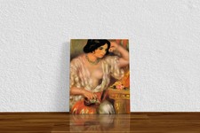 Pierre-Auguste Renoir "Gabrielle Wearing Jewel" Canvas Print Wall Art Home Decor