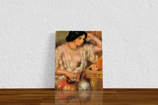 Pierre-Auguste Renoir "Gabrielle Wearing Jewel" Canvas Print Wall Art Home Decor