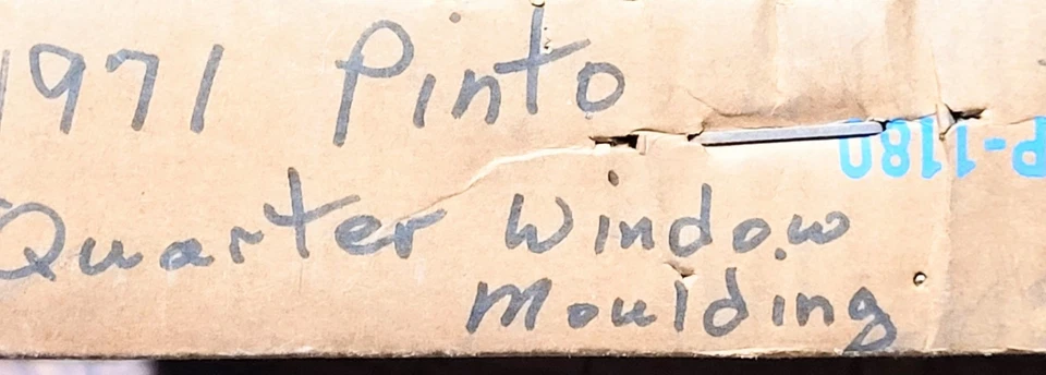 Ford Pinto Mustang Bobcat 1971 nuevo en stock cuarto de ventana moldura Foto 4 de 4