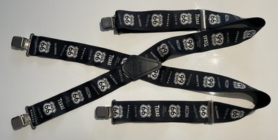 Hosenträger 50 MM starke Verstellbar extra Breit X-Form mit 4 Clips Herren Damen