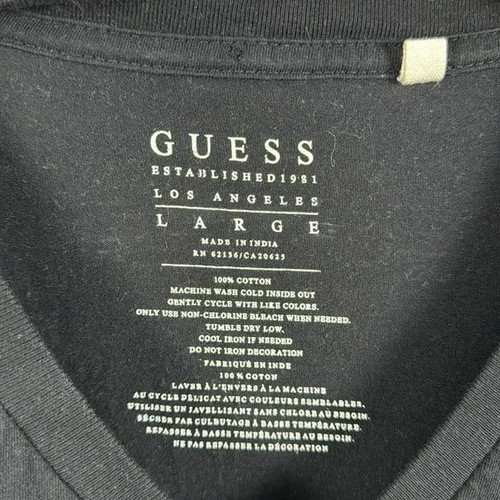 Camiseta Guess Los Angeles negra sobre negra - L - Imagen 7 de 7