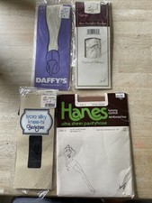 Vintage Lot Of 4 Hanes Daffys Berkshire PANTYHOSE