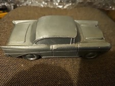 1974 Banthrico Vintage Metal Car Bank 1957 Chevy Die Cast Bank 7