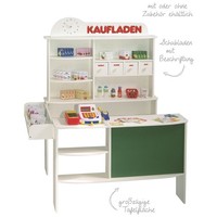 Roba Kids Verkaufsstand Kaufmannsladen Inkl. ZubehöR Holz Weiß