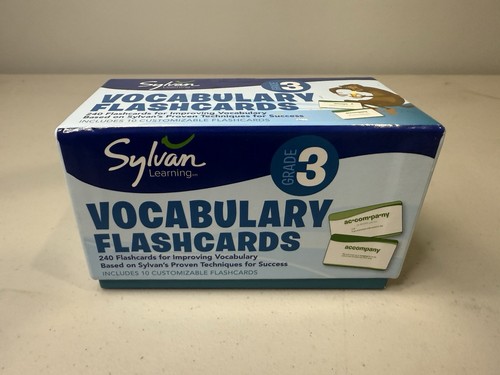 Sylvan Learning Center Vocabulary Flash Cards Grade 3 - Picture 1 of 3