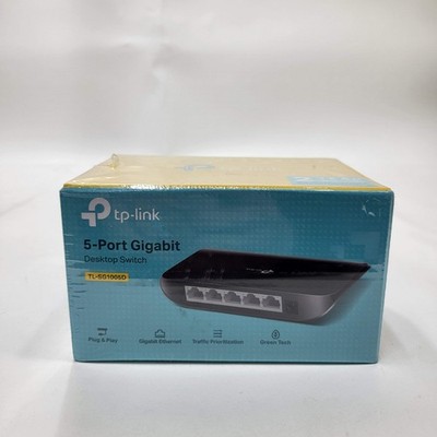 New TP-LINK 5 PORT GIGABIT DESKTOP SWITCH NETWORK SWITCH TL-SG1005D