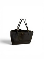 Tory Burch Large Leather Tote Shoulder Bag Black