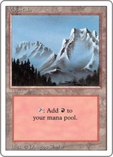 Mountain (Fog) - Revised Edition # MTG Magic The Gathering