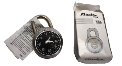 Master Lock Dial Combination Padlock Locker Gym Spin Wheel Padlock w Code
