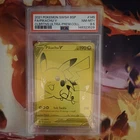 The Pokemon Company Pikachu V #145 SWSH Promo Full Art Metal Foil PSA 8.5