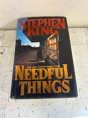 Needful Things by Stephen King (1991, Hardcover) Great condition! Hard Cover