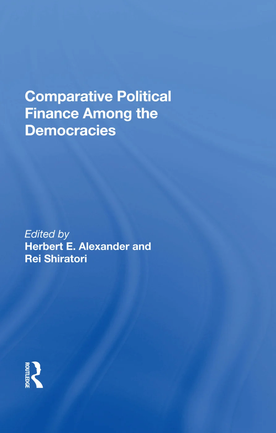 Comparative Political Finance Among the Democracies
