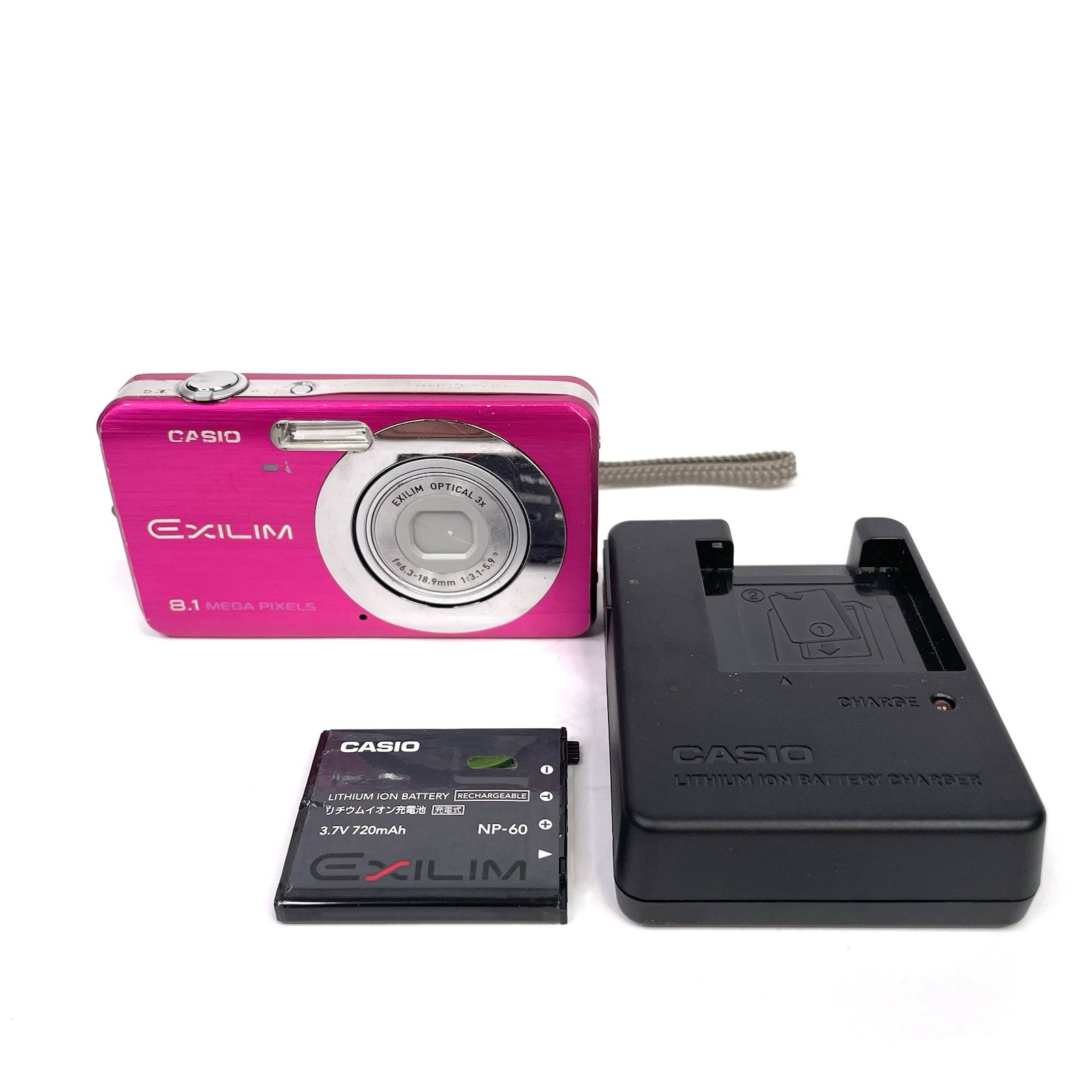 CASIO EXILIM EX-Z80 8.1MP Compact Digital Camera Pink Y2K Digicam