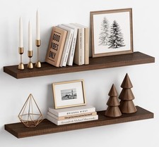 36 Inch Floating Shelves Wall Set of 2 Large Long Wall Shelves Living Room Decor