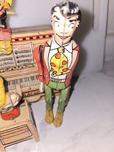 Lil Abner Dogpatch Band Tin Unique Art Wind Up WORKS HAVE VIDEO - Picture 3 of 15