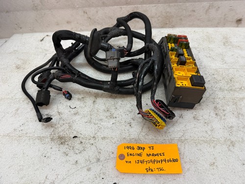 Jeep Wrangler TJ SE 1996 motor caja de fusibles arnés telar - Imagen 5 de 7