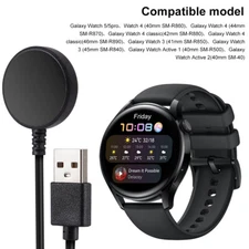 Wireless Magnetic Charger Dock For Samsung Galaxy Watch 4/3/R500/R820/Active 2/1