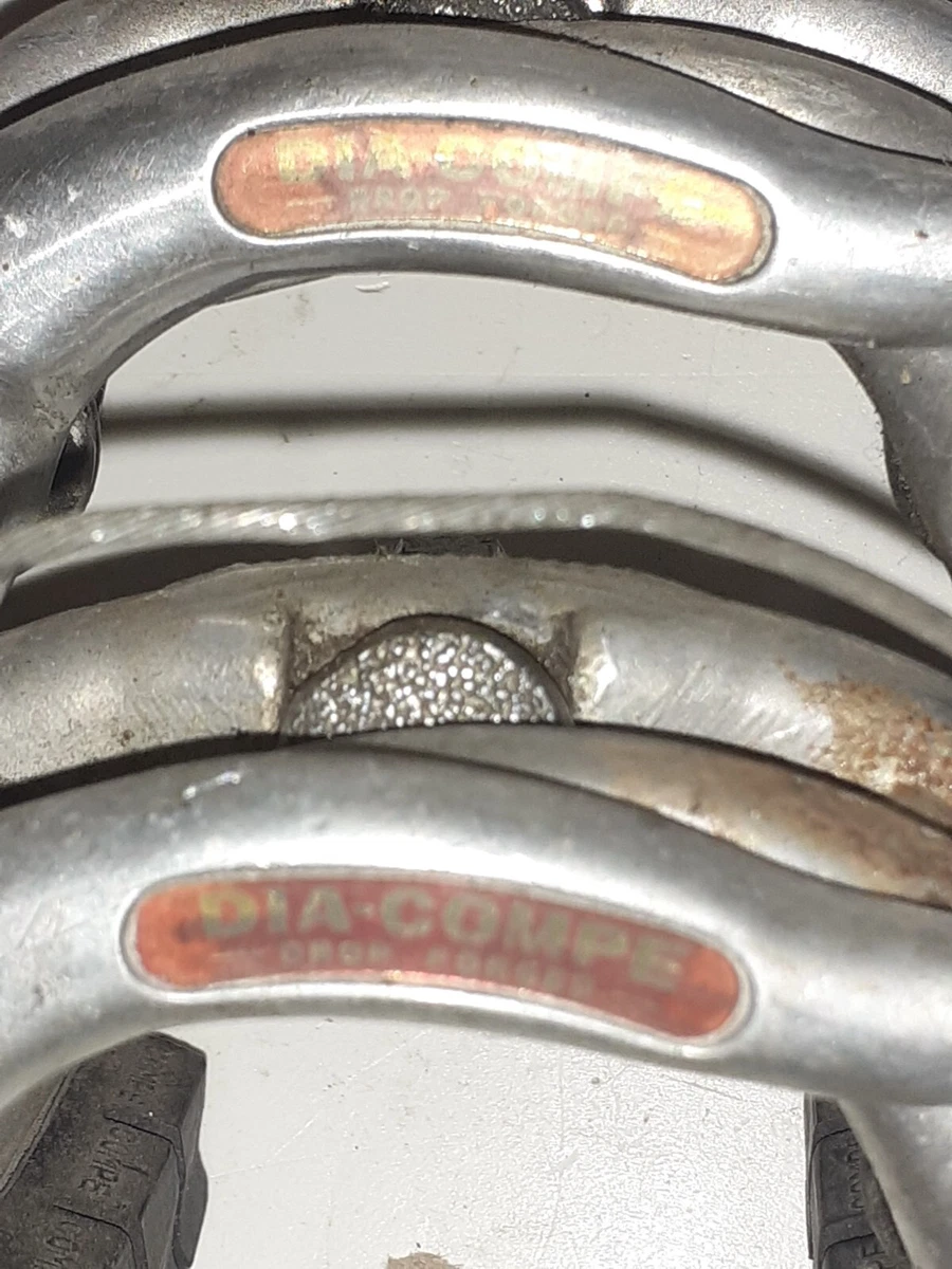 Par de frenos voladizos marcados DIA-COMPE, aluminio, para bicicleta de carreras