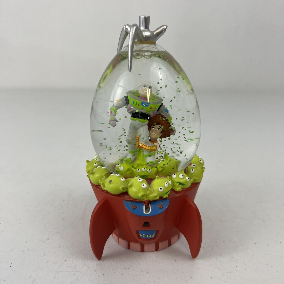 Disney Store Pixar Buzz Light Year Toy Story Snow Globe Read
