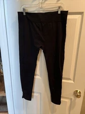 First Kick stretch leggings / One size fits all / Black / Lattice Work At Ankles