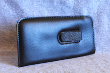 black soft eyeglass sunglass case pocket clip free shipping