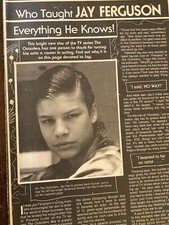 Jay Ferguson, The Outsiders, Full Page Vintage Clipping, b