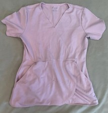 Jaanuu Scrub Top Small Womens Pink Flaw