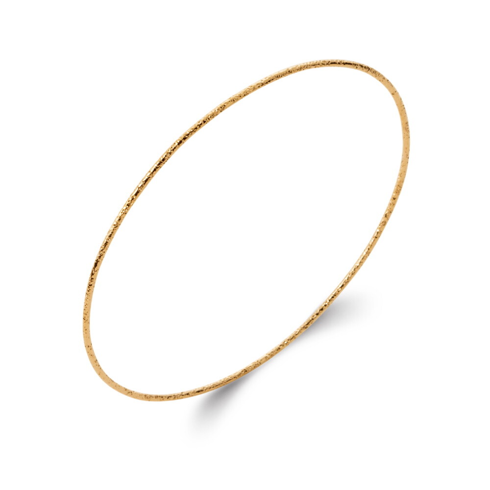 Jonc fin plaqué or 750/000 éclat durable et design hypoallergénique