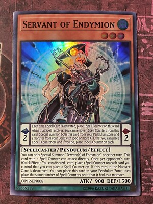 Yugioh! LP Servant Of Endymion - OP12-EN008 - Super Rare