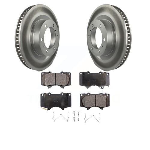 Front Drilled Brake Rotors for 2010 - 2020 Lexus GX460 Toyota 4Runner