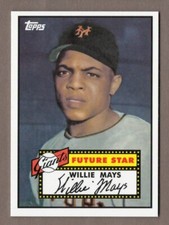 WILLIE MAYS 2014 Topps FUTURE STARS THAT NEVER WERE Insert Card #FS-16 1952