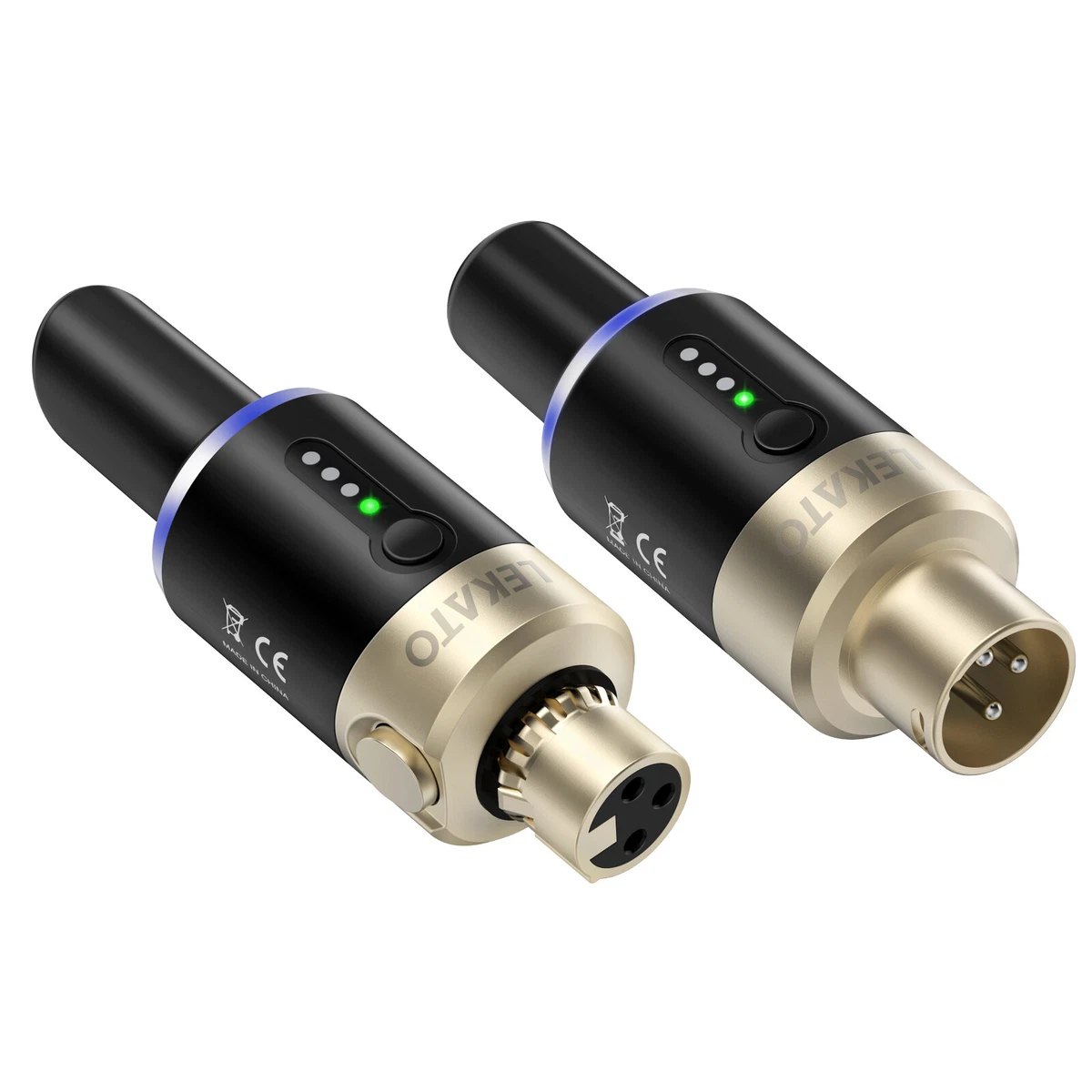 LEKATO Wireless Microphone System Transmitter Receiver 5.8GHz Plug