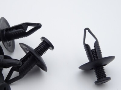 14x Verkleidung Clips Befestigung Klips Halter Spreizniet 8mm Hell Grau 11B