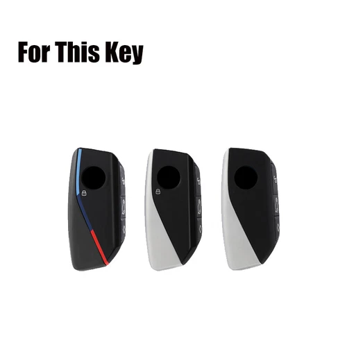 For BMW 7 Series G07 XM I7 X7 IX 2023 Zinc Alloy Leather Car Key Fob Case Cover - 第 2 张/共 14 张