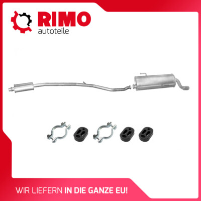 Peugeot 206 CC 1.6 16V (2000-2005) Auspuffanlage Auspuff Mit Montagesatz